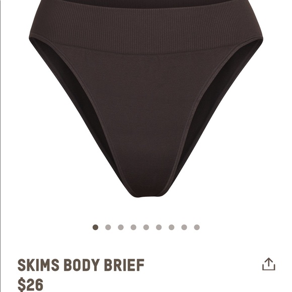 SKIMS Other - NEW! Skims body brief in soot